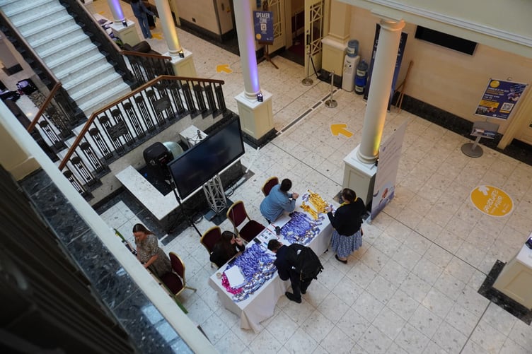 The Locate Isle of Man team were on hand greeting people at reception