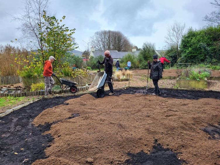 Volunteers working to revitalise Garey yn Ellan Ain in St John’s