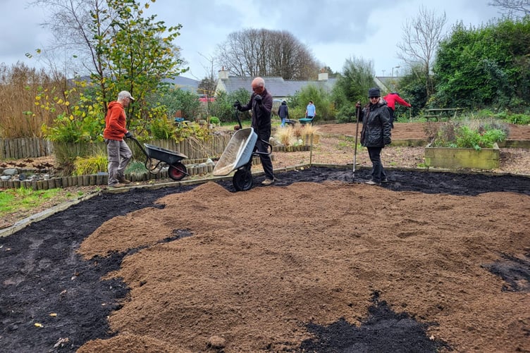 Volunteers working to revitalise Garey yn Ellan Ain in St John’s
