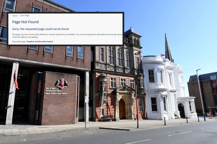 Freedom of Information requests are currently unavailable as Manx Radio reports  that the FOI platform currently allows any member of the public to retrieve FOI requests submitted by specific individuals, organisations, or addresses