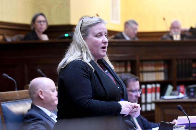 Dr Michelle Haywood MHK has received death threats as the 20mph speed limit rollout has begun 