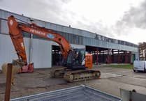 Landmark factory which has lain empty for around 20 years razed to the ground