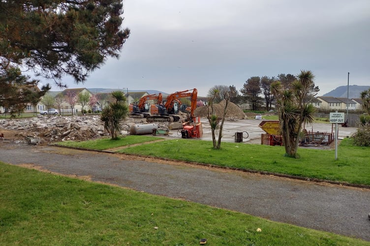 The Barford's Engineering building on the outskirts of Peel has now been torn down