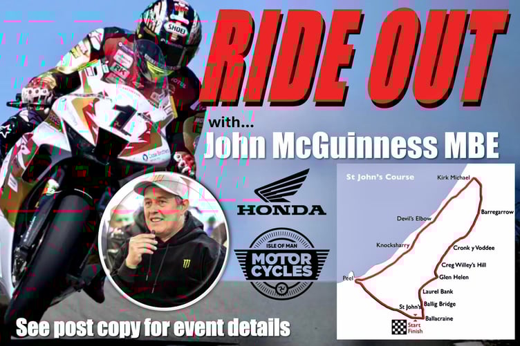 John McGuinness MBE ride out