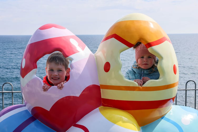 The children enjoyed Easter fun. 