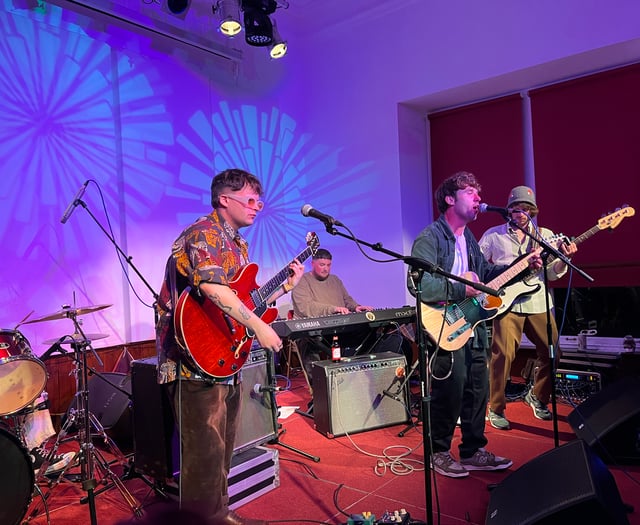 Band Loft 47 light up Laxey with sold-out debut gig 