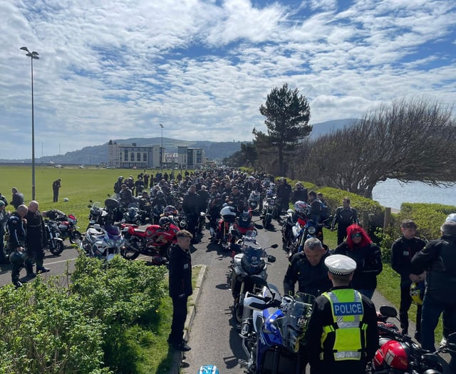 Over £2,000 raised for Hospice as bikers enjoy Easter Bunny Ride Out