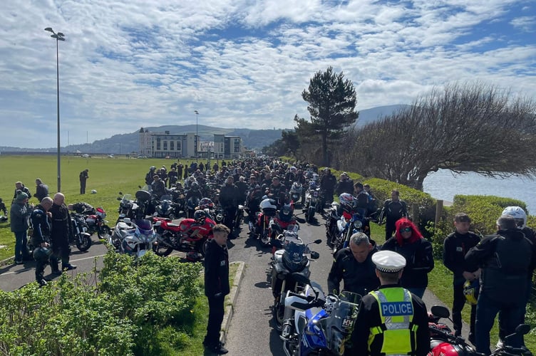 More than 175 bikers revved into action on Easter Sunday for the inaugural H&H Easter Bunny Ride Out in aid of Hospice Isle of Man.