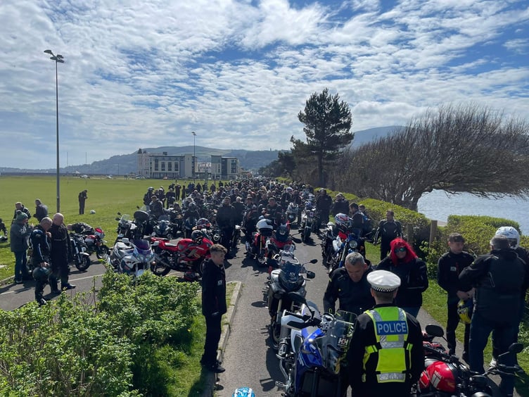 More than 175 bikers revved into action on Easter Sunday for the inaugural H&H Easter Bunny Ride Out in aid of Hospice Isle of Man.