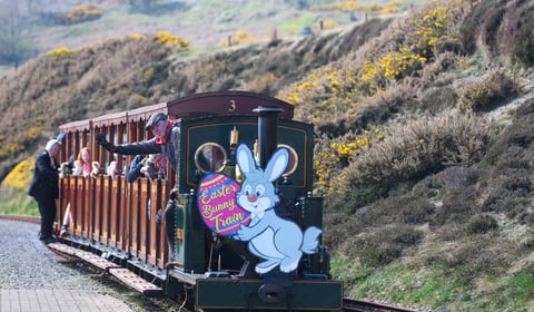 Sunshine, steam and chocolate as Easter Bunny delights families 