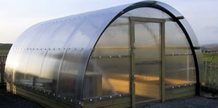 Polytunnel to provide  new leisure facility for hospice residents