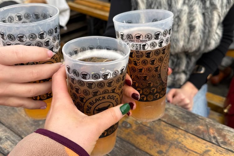 My Norseman pint at the start of the evening.