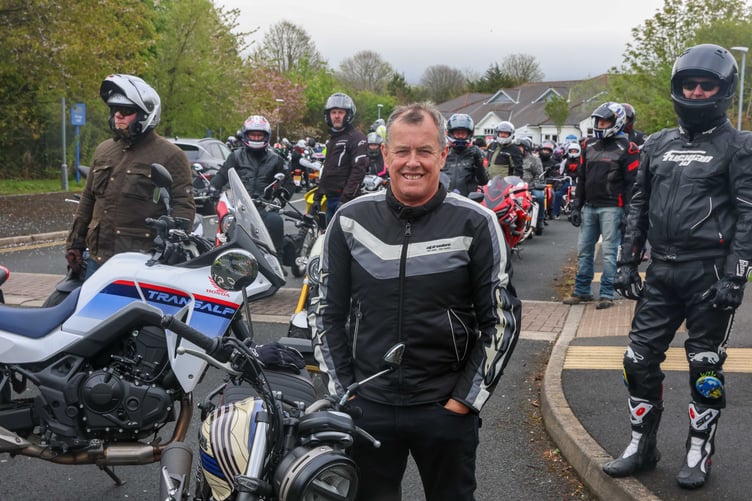 John McGuinness before the ride out
