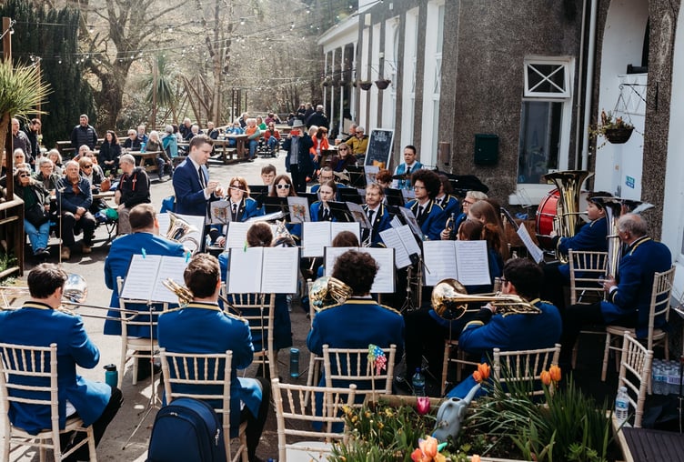 A previous Great Laxey Brass Band Festival