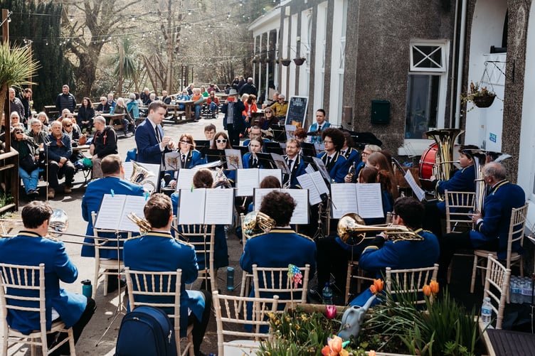A previous Great Laxey Brass Band Festival