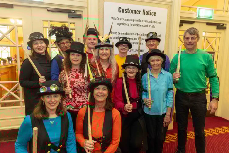 A country/national dancing group prepare to take to the stage (All photos by Callum Staley / CJS Photography)