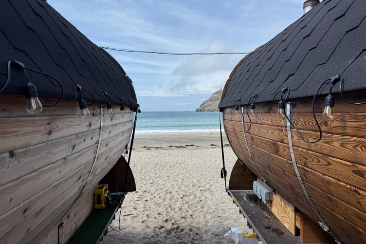 There are two saunas available