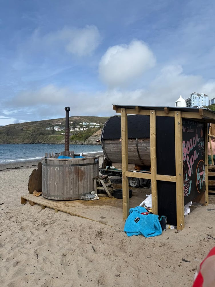 The hot tub available at Kishtey Cheh