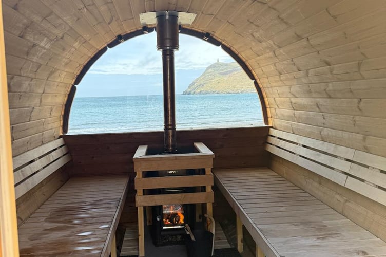 The Sauna at Kishtey Cheh in Port Erin