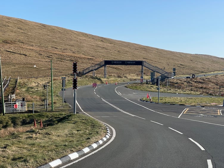 The southern stretch of the A18 between Creg-ny-Baa and the Bungalow will close once again