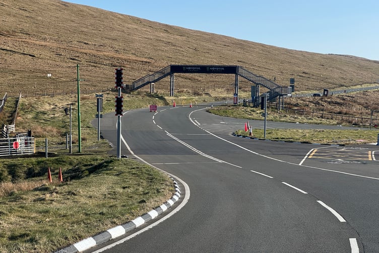 The southern stretch of the A18 between Creg-ny-Baa and the Bungalow will close once again