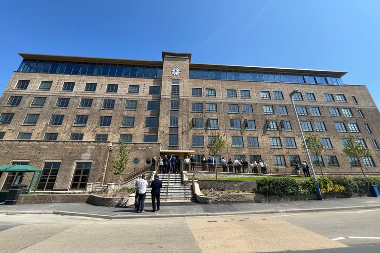 The view from the front of the new Thie Clag development