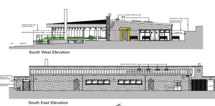 Drawn up plans for the new venue on Peel Promenade