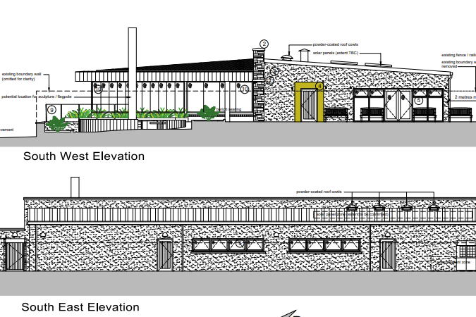 Drawn up plans for the new venue on Peel Promenade