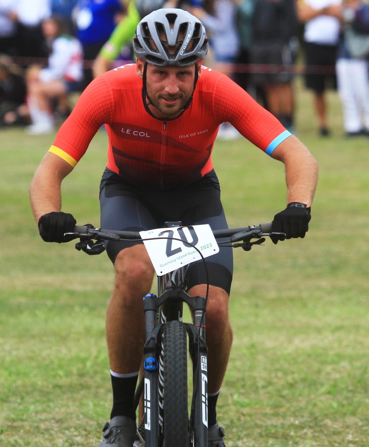 Eric Kelly helped the Isle of Man win two mountain bike medals at the last Island Games in Guernsey in 2023 (Photo: Dave Norton)