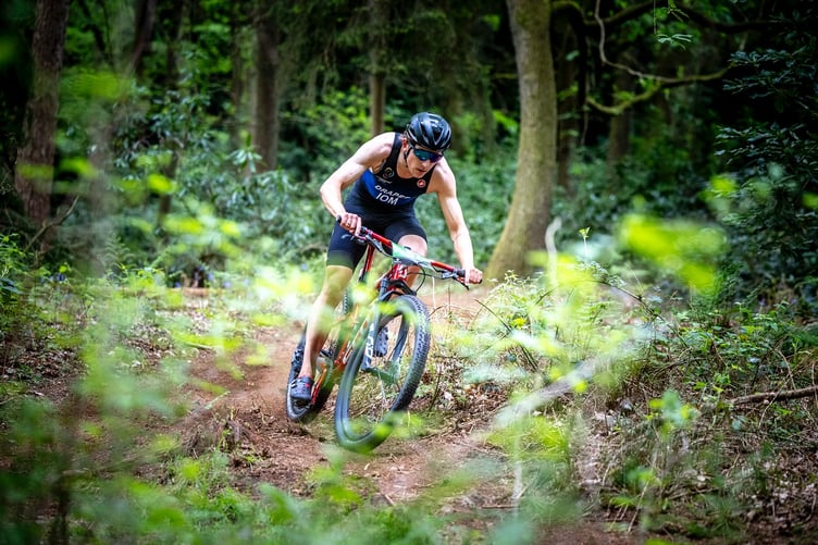 Will Draper in action during Saturday's event at Weston Park in Staffordshire