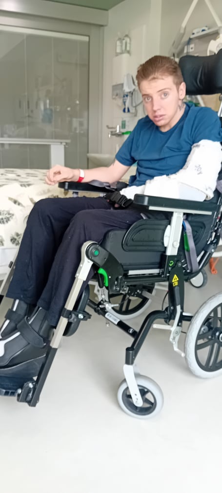 The mum of Anthony O'Carroll says her son is not receiving the rehab he needs after being severely injured following a crash at the Southern 100