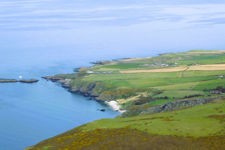 Janette Phair snapped this photo of the view looking towards Niarbyl from Cronk ny Arrey Laa