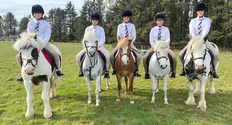 The Isle of Man Pony Club members that are competing in this weekend's Area 4 Prince Philip Cup Mounted Games: Molly Huxham, Miley Cowell, Sienna Curphey, Emily Corrin and Grace Quilliam