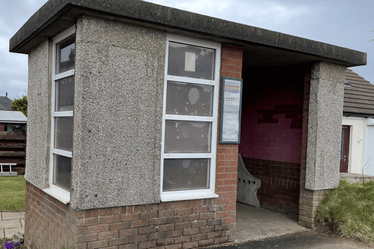 The Jurby bus shelter