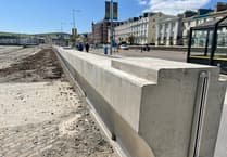 New sea wall is completed