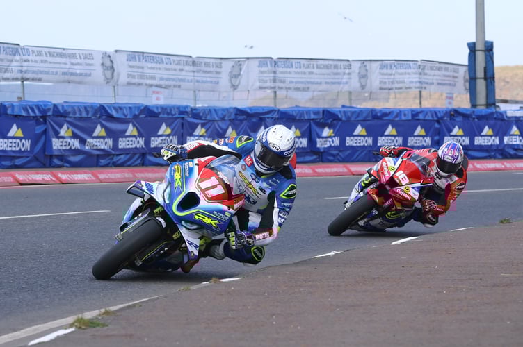 10/05/2025: Conor Cummins and Michael Evans, North West 200 Final Superbike Race on Saturday. PICTURE BY DAVE KNEEN PHOTOGRAPHY.