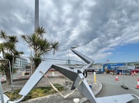 New giant 'three legs' landmark set to welcome visitors to island