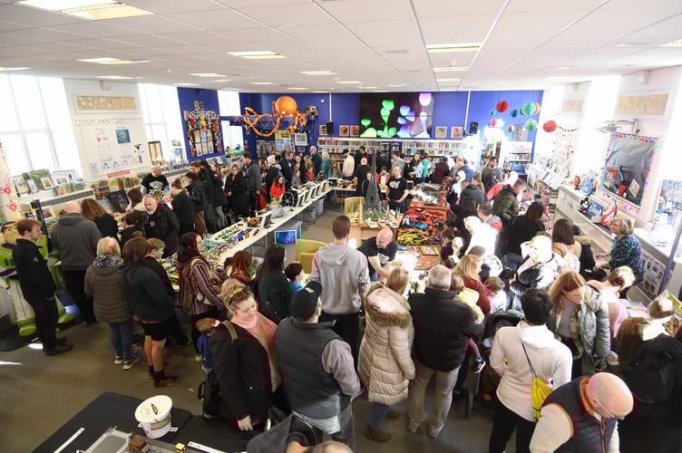 A Brick Show lego exhibition at the Family Library back in 2023