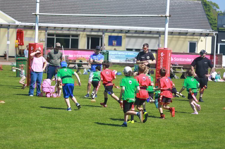 The tag rugby took place at Port-e-Chee (Photo: Isle of Man Government)