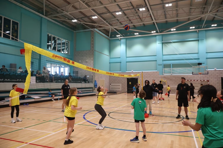 Volleyball at the Roundhouse (Photo: Isle of Man Government)