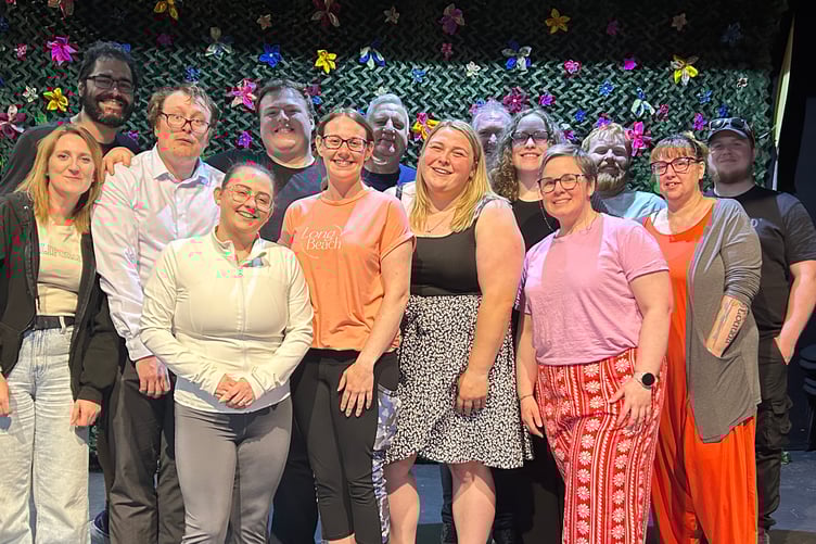 The Alice in Wonderland cast