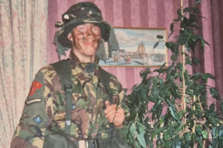 Chris Garrett had a fascination with the military from a young age