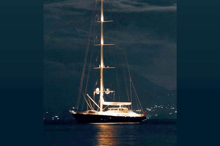 The Manx-owned yacht Bayesian which sank off Sicily with the loss of seven lives