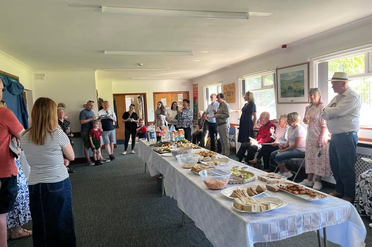 A delightful buffet was enjoyed by all