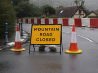 Mountain Road closed for a second time on Friday after collision