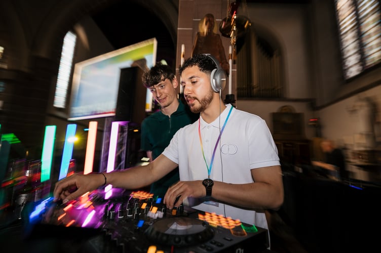 Creativity category winner Ammon Yeardsley also stepped in as DJ for the night