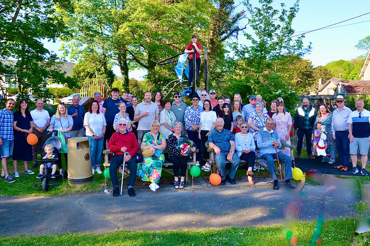 The official reopening of Crosby Playground at Old Church Road as Marown Memorial Playing Fields held a special event on Tuesday, May 13