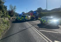 Emergency services called to scene after car flips in crash