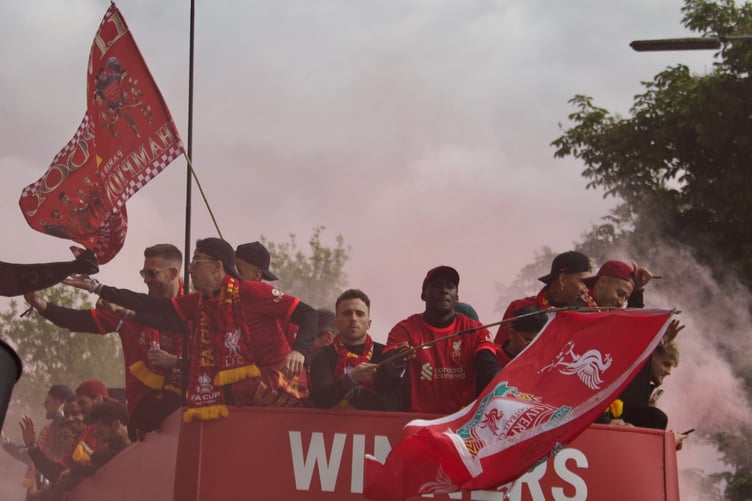 The Liverpool celebration parade back in 2022