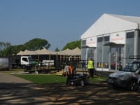 Isle of Man TT 2025: Pictures as iconic TT Village site takes shape